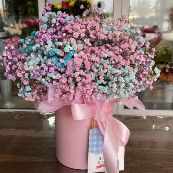 Гипсофила в розовой коробке  в Севастополе