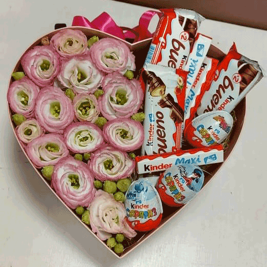 Композиция в коробке "Приятный сюрприз" в Севастополе