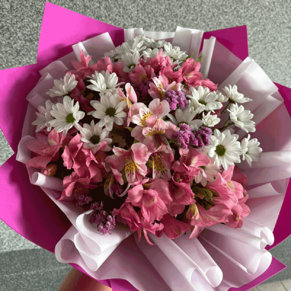 Букет "Небесный фламинго" в Севастополе