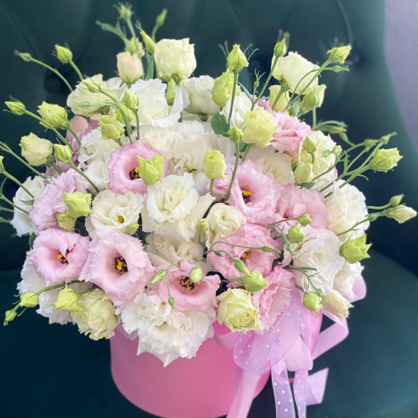 Композиция из эустом Нежное прикосновение в Севастополе